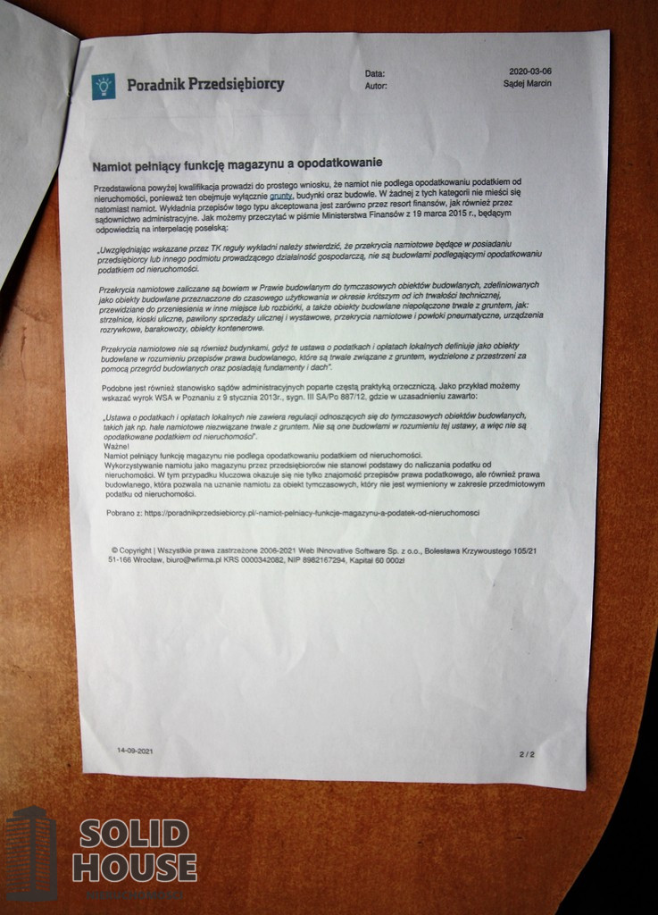 Obiekt Sprzedaż Choszczno Drawieńska