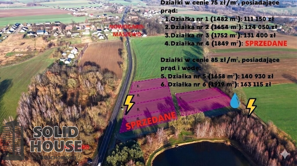 Działka Sprzedaż Grabowo