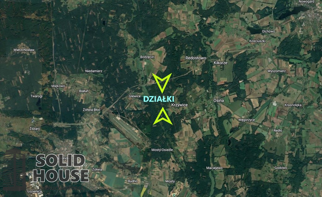 Działka Sprzedaż Krzywice